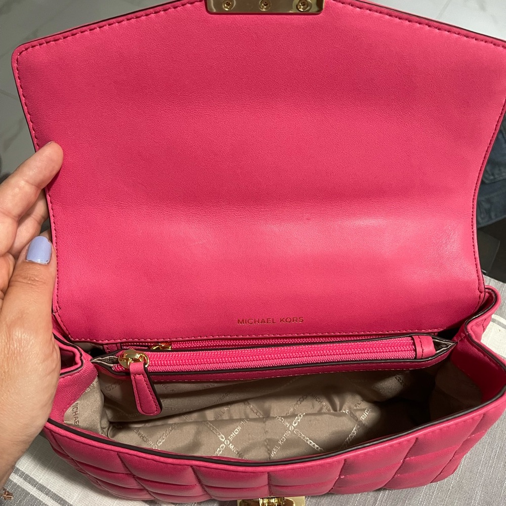 MK Soho Quilted Leather Shoulder Bag - Picture 8 of 11